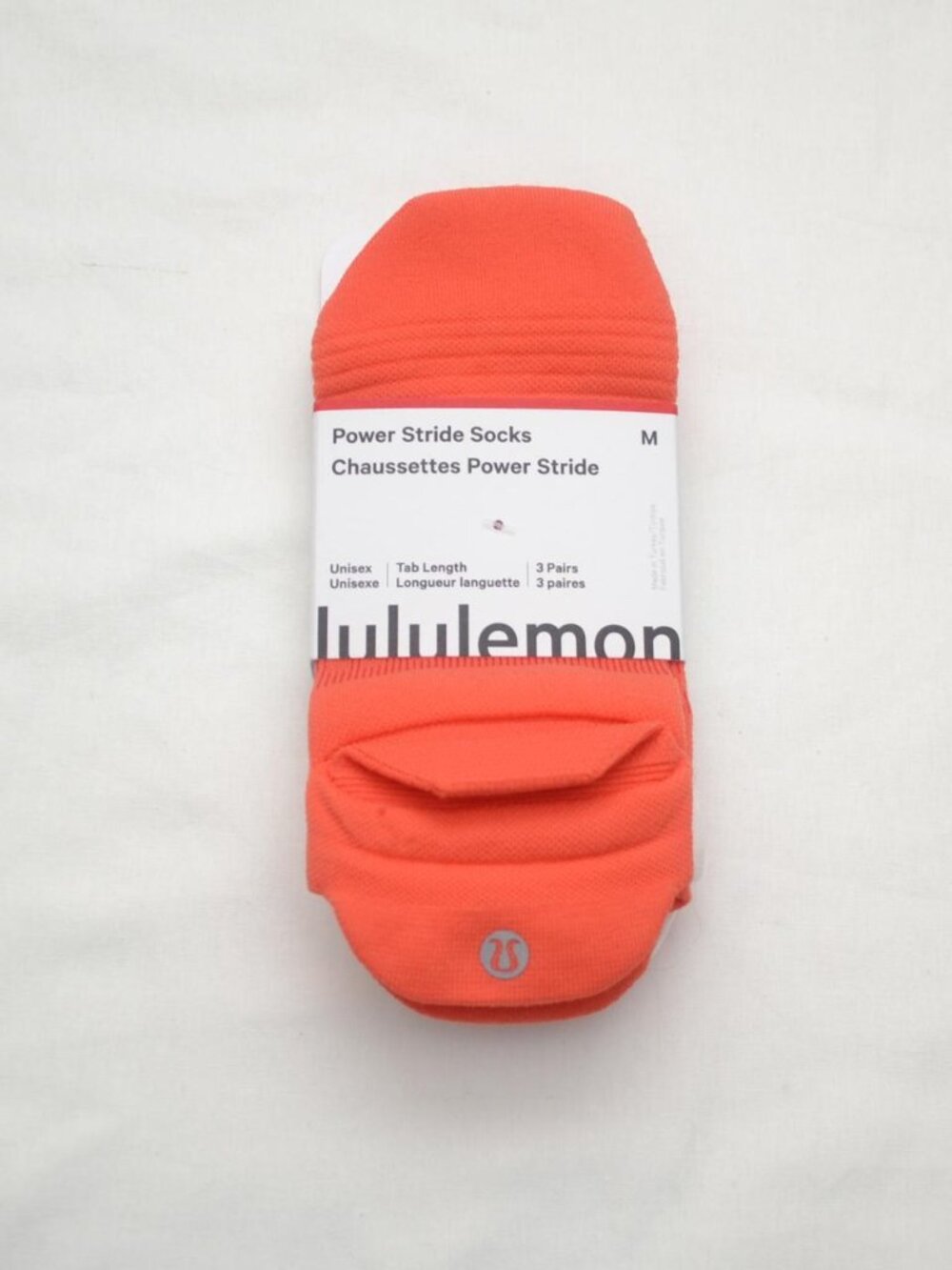 Lululemon Unisex Power Stride Tab Socks 3Pack